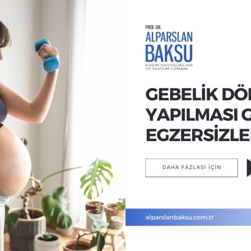 Exercises to be done during pregnancy, alparslan baksu